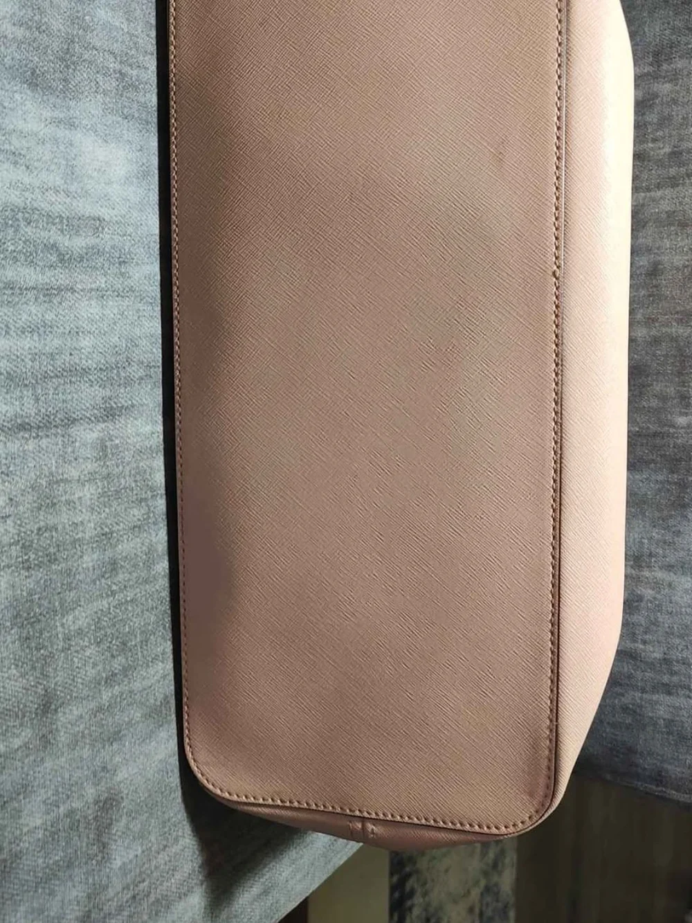 Michael Kors Blush Saffiano Leather Tote with Gold Charm